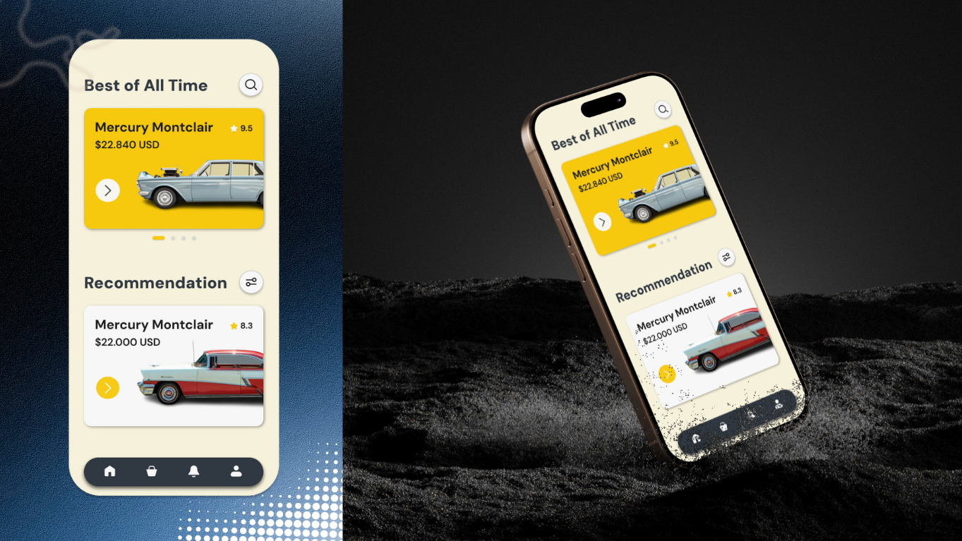 Desain UI mobil